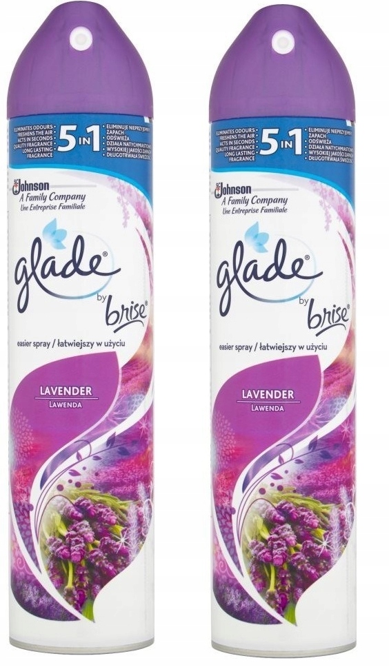 

Odświeżacz Glade by Brise spray lawendowy 300ml x2