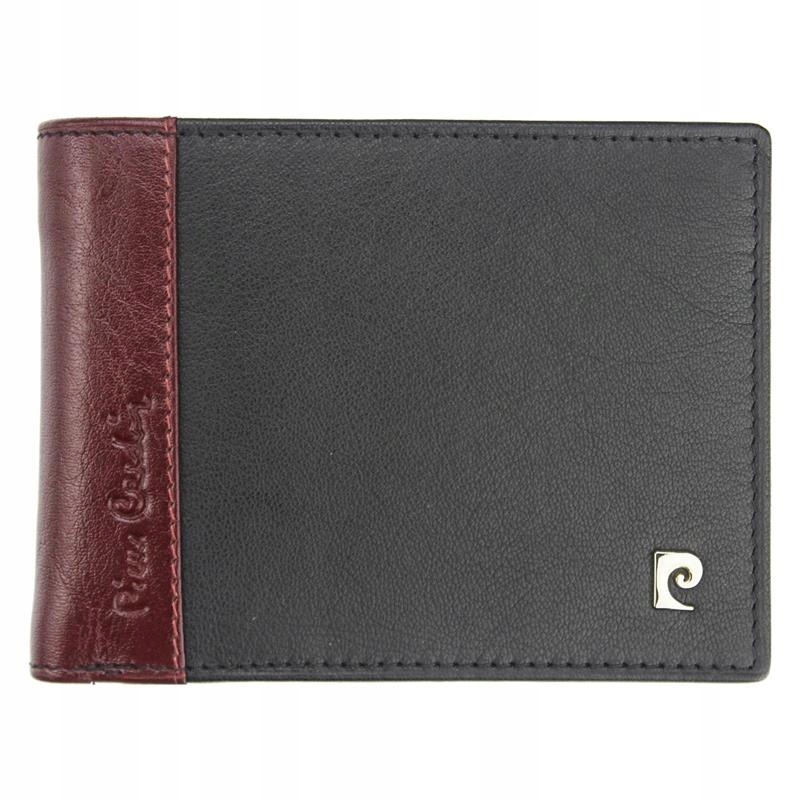 Skórzany zgrabny męski portfel Pierre Cardin RFID