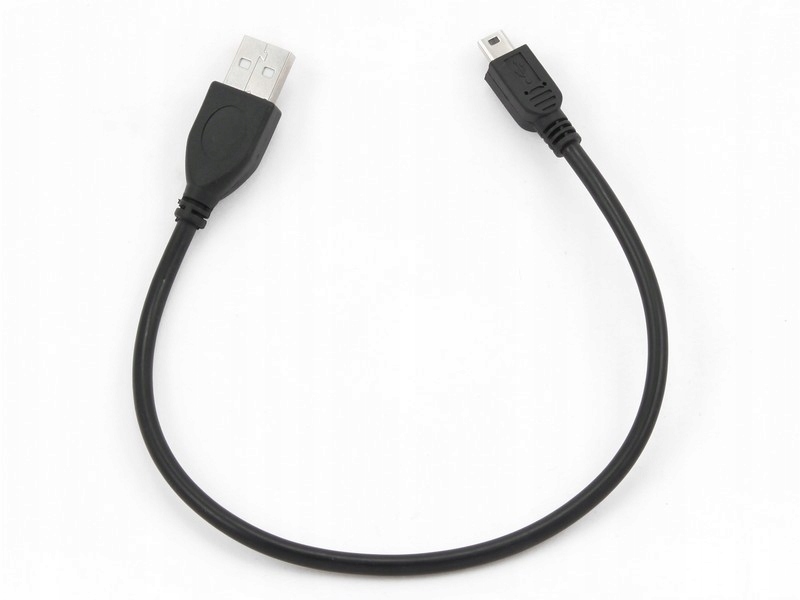 Kabel USB 2.0 do dysku zewnętrznego - USB A - mini USB - długość 30 cm Stan opakowania oryginalne