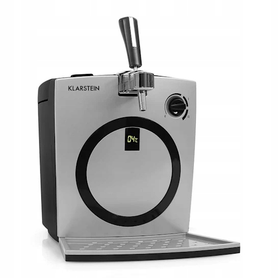 NALEWAK DO PIWA z LODÓWKĄ KLARSTEIN Hopfenthal LED Kolor dominujący srebrny/szary