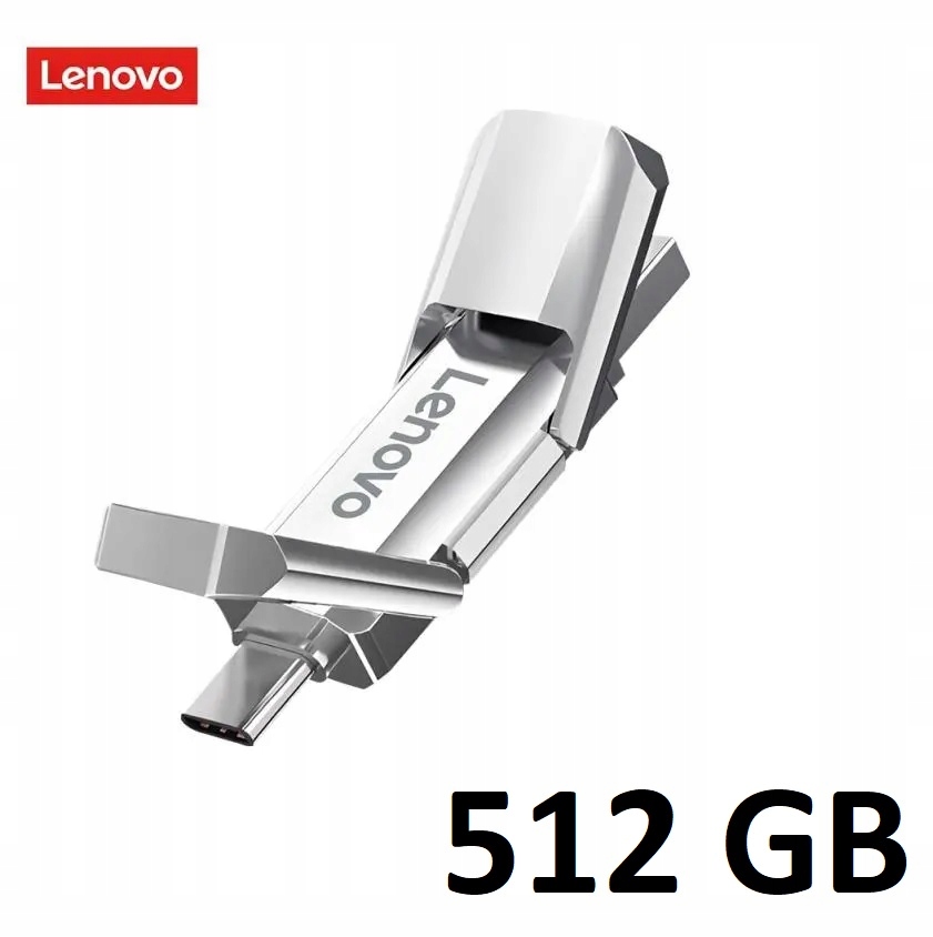 Pendrive LENOVO USB 3.0 Type-C OTG USB Flash Drive 512 GB