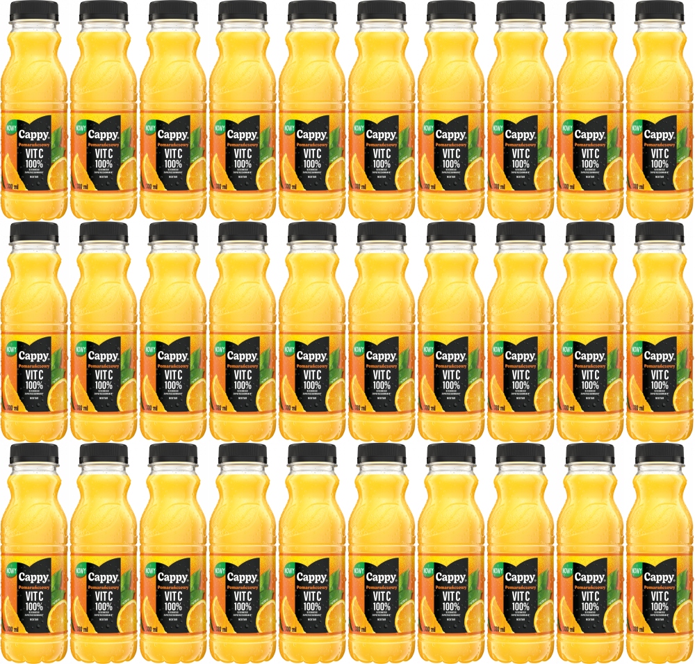 Cappy Nektar Pomarańczowy 330ml 36szt