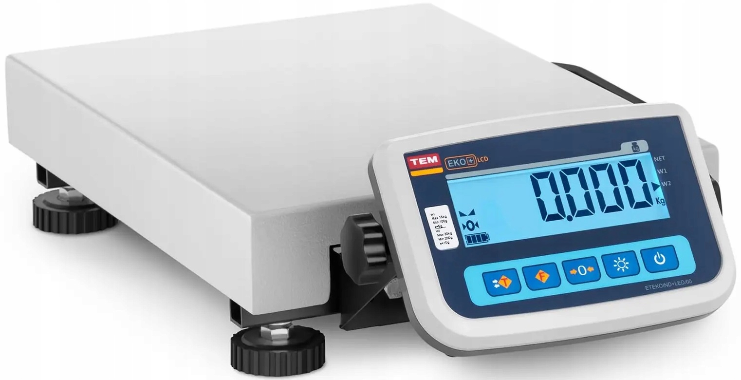 Balíková váha 30kg/10g legalizace 30x40cm Tem BEK+C030X040030-F-B1