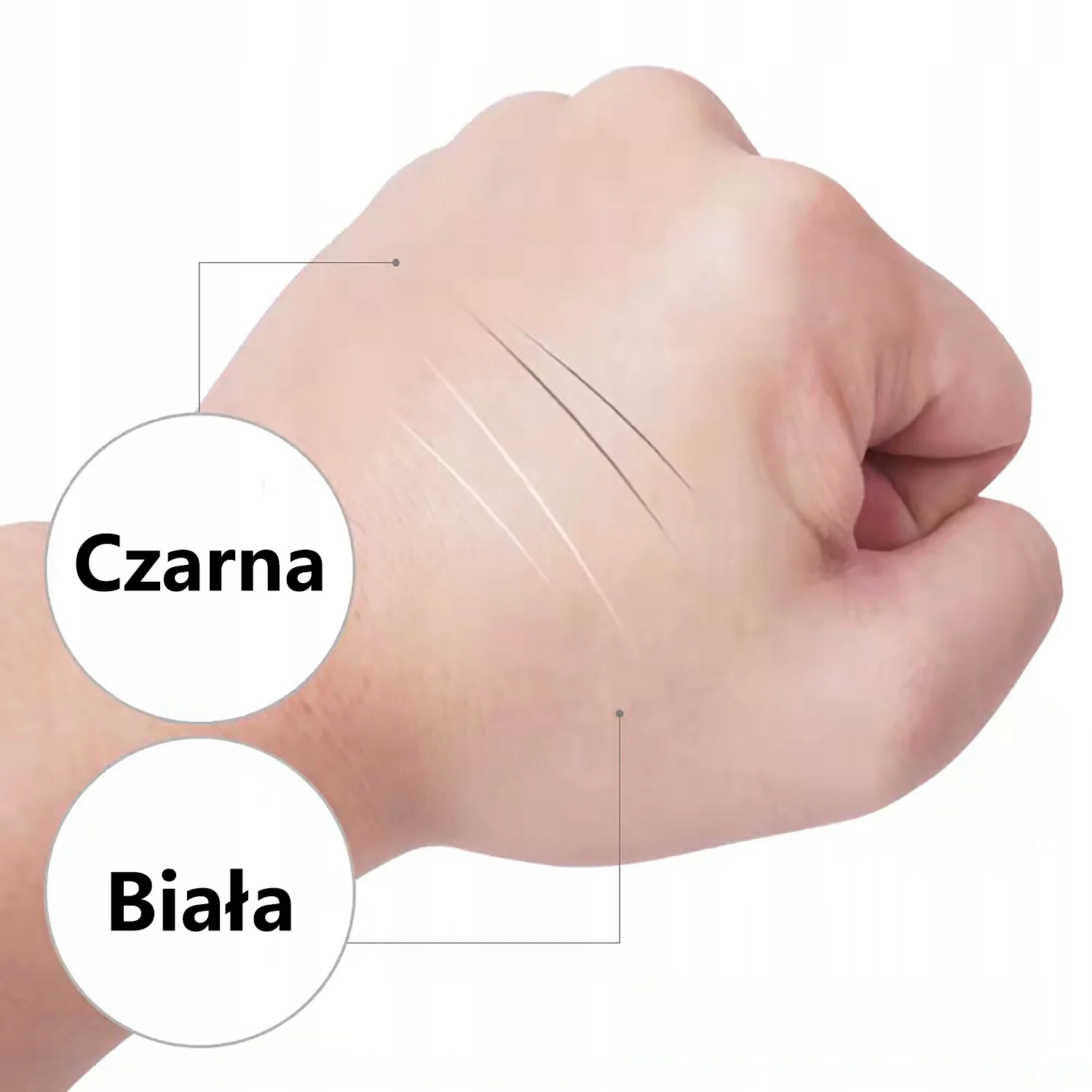 NIĆ NITKA BARWIĄCA DO GEOMETRII BRWI CZARNA 10 M Rodzaj farbka