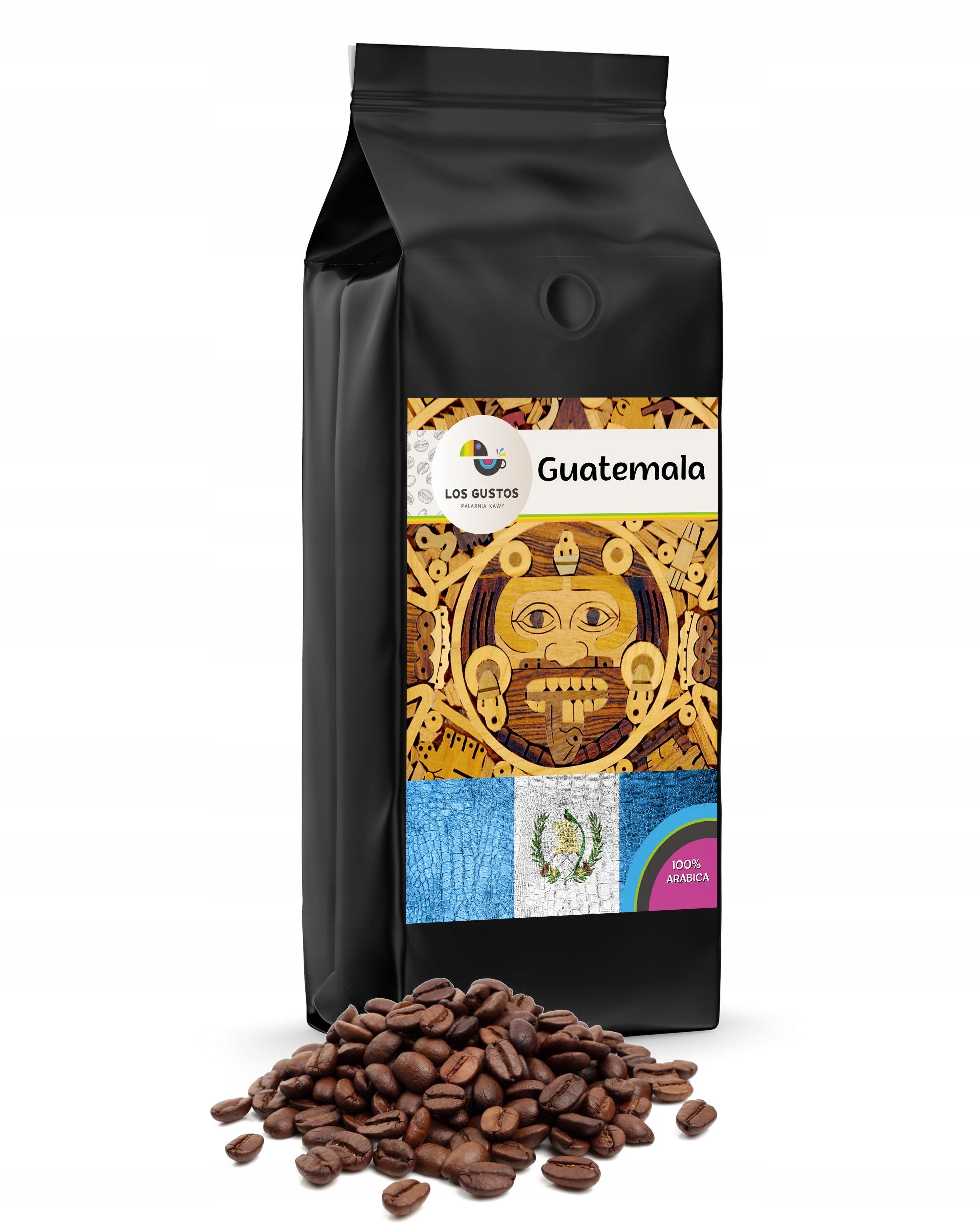 Káva zrnková 1 kg Guatemala 100% Arabica Čerstvě pražená Los Gustos