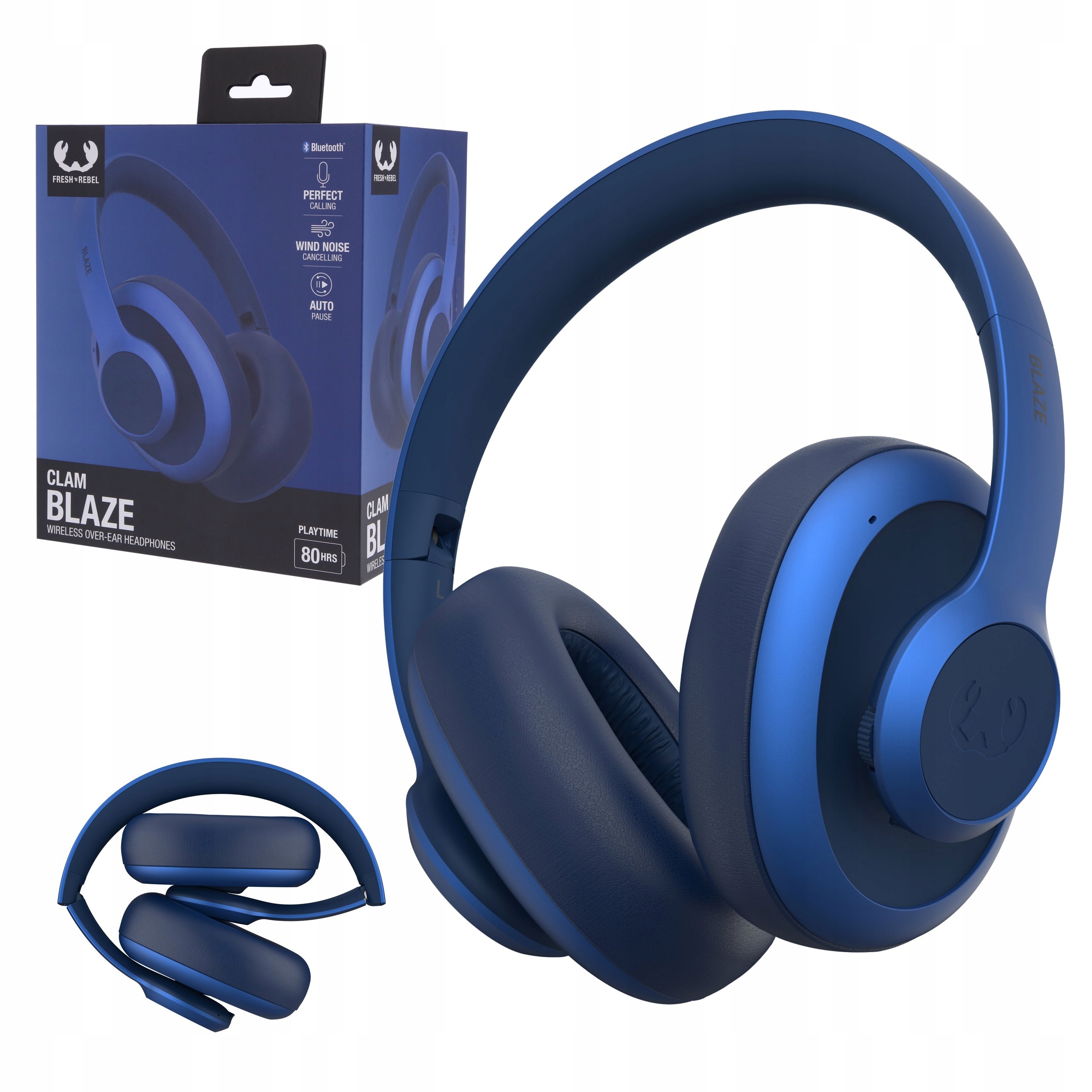 Fresh'n Rebel Słuchawki Bezprzewodowe Wokółuszne Enc Clam Blaze Bluetooth