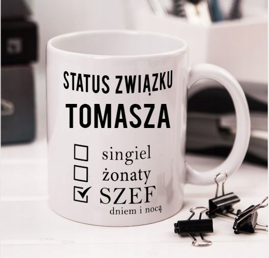 

Kubek Status Szefa personalizowany