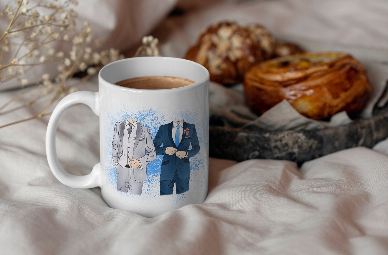 KUBEK NA PREZENT PODZIĘKOWANIE DLA ŚWIADKA IMIĘ Pojemność 330 ml