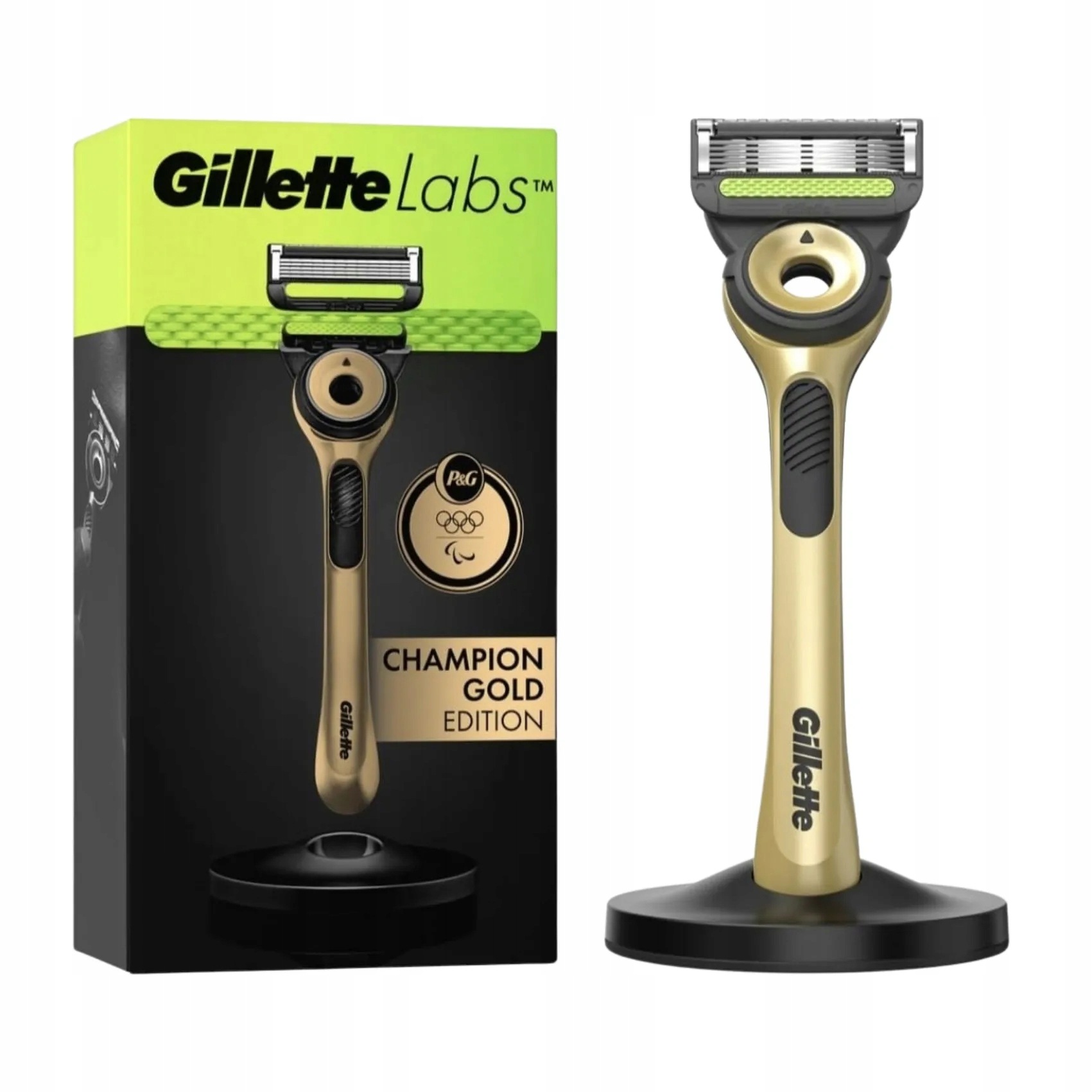 Gillette Labs Champion Gold Edition maszynka wkład uchwyt magnetyczny