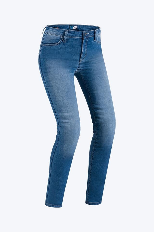 PMJ jeansy motocyklowe SKINNY Lady Blue 26