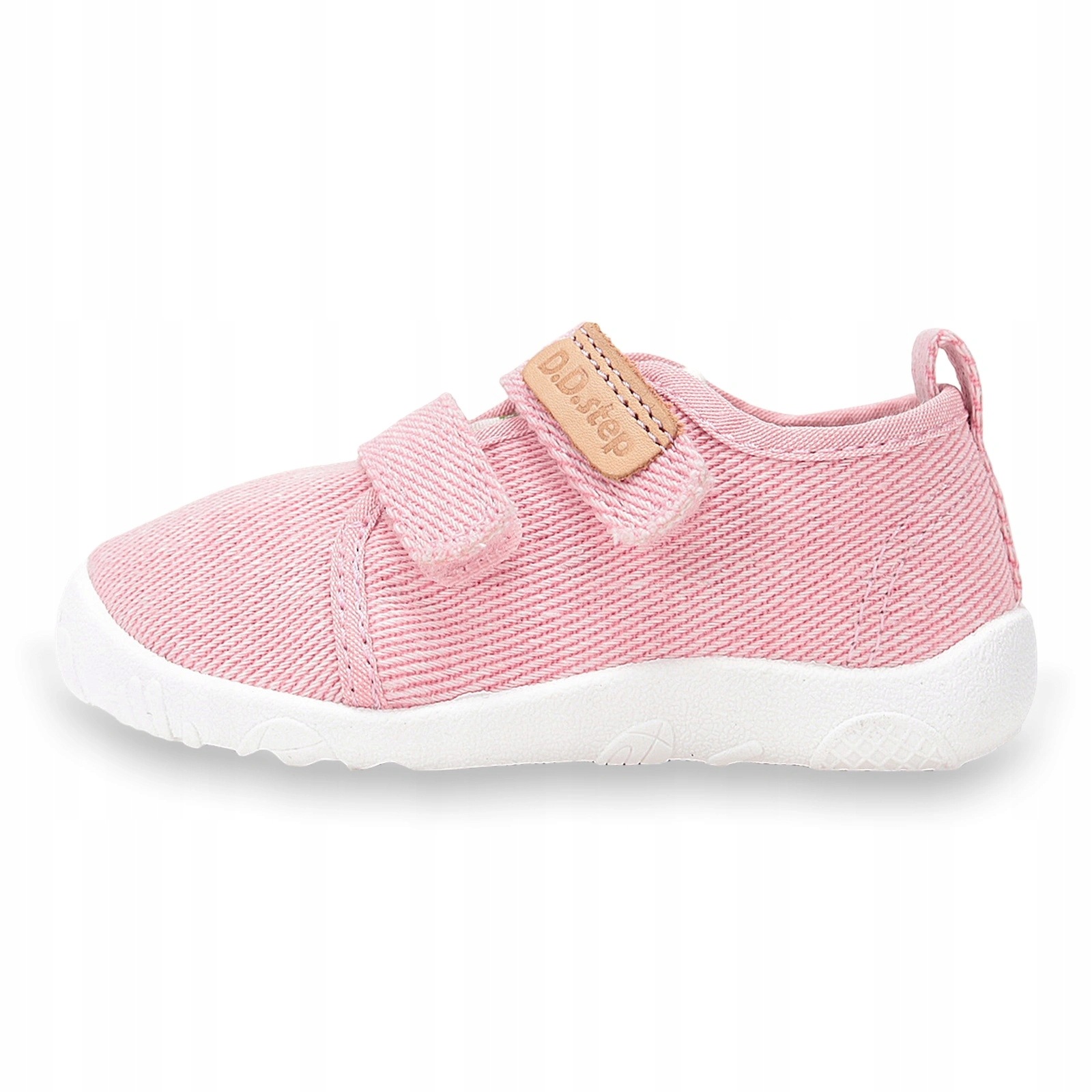 Buty barefoot tenisówki lekkie dziecięce DD Step Canvas C086 Baby Pink 24