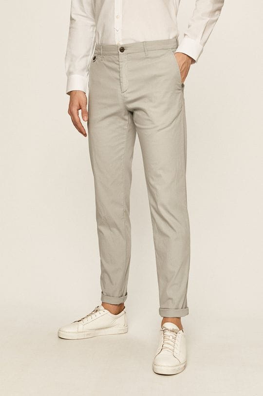 Tommy Hilfiger Šedé Texturované Kalhoty (50)