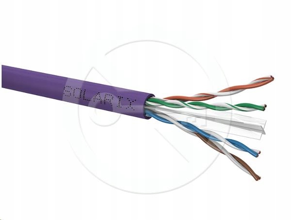 Solarix Instalační kabel CAT6 Utp Lsoh Dca-s2,d2,a1 450 MHz 305m/box…
