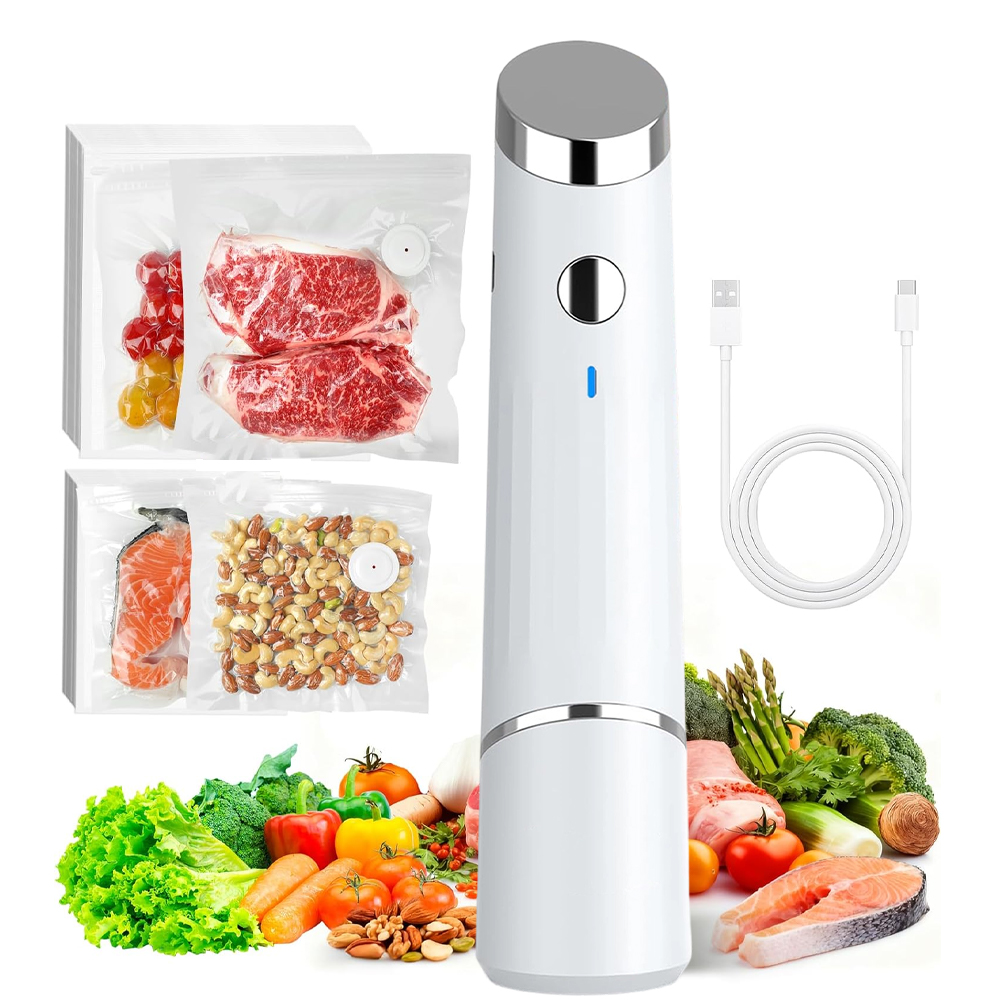 Levně Sada Vakuových Sáčků S Automatickou Pumpičkou 20 Ks