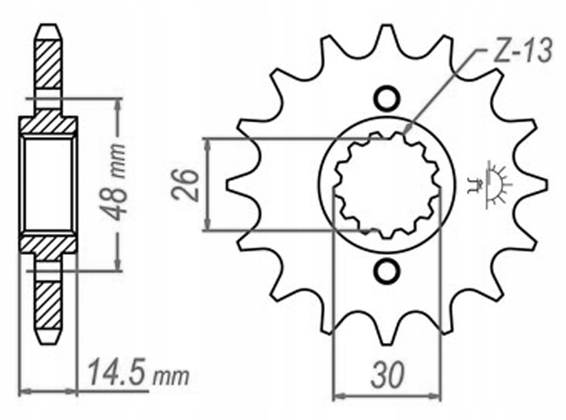 NAPĘD ZESTAW DID TŁUMIK DRGAŃ JT HONDA CBR 1100 XX BLACKBIRD 1997-2007 Producent DID