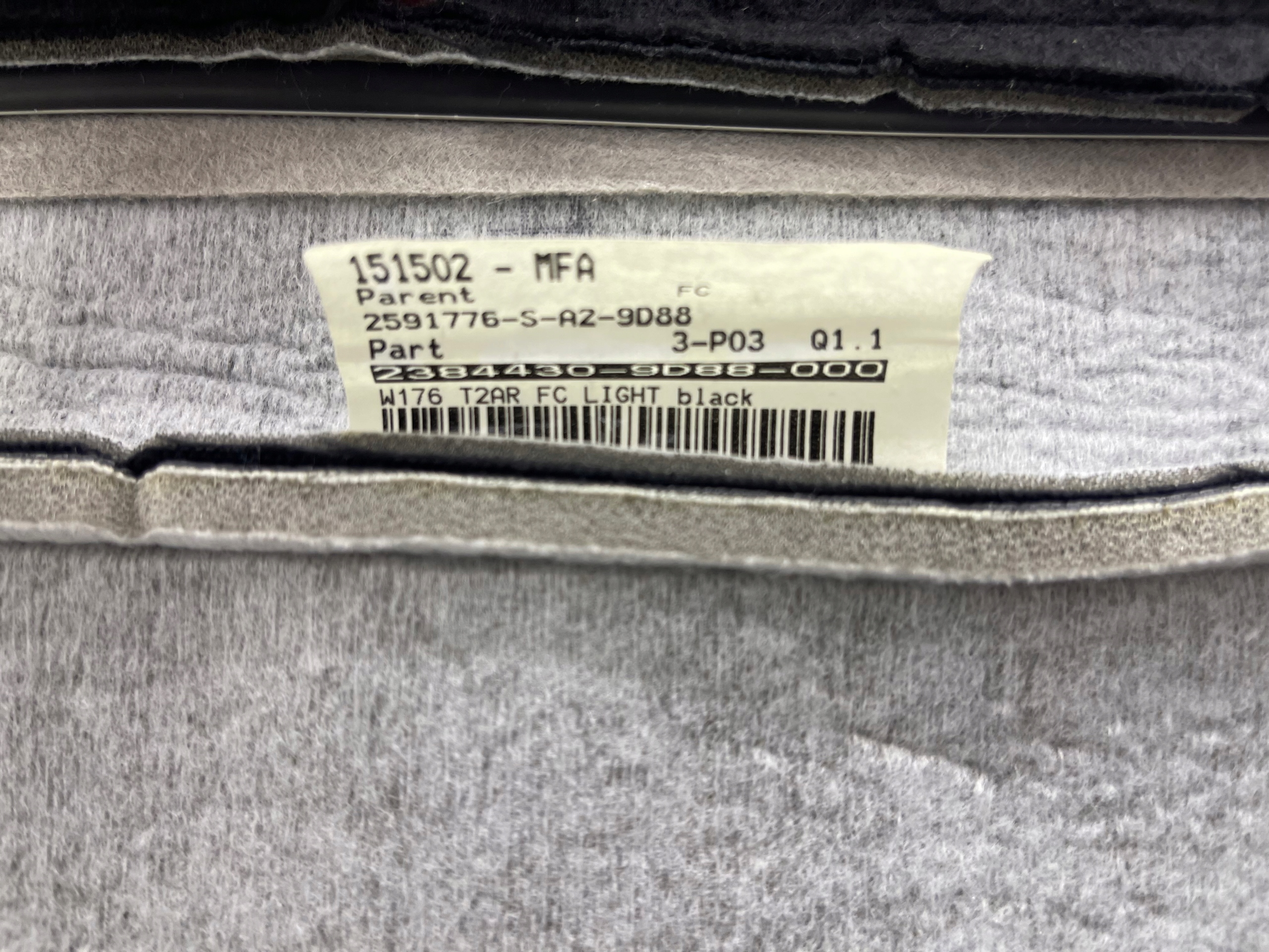 MERCEDES B KLASA W246 leather SIEDZISKO seat front front original