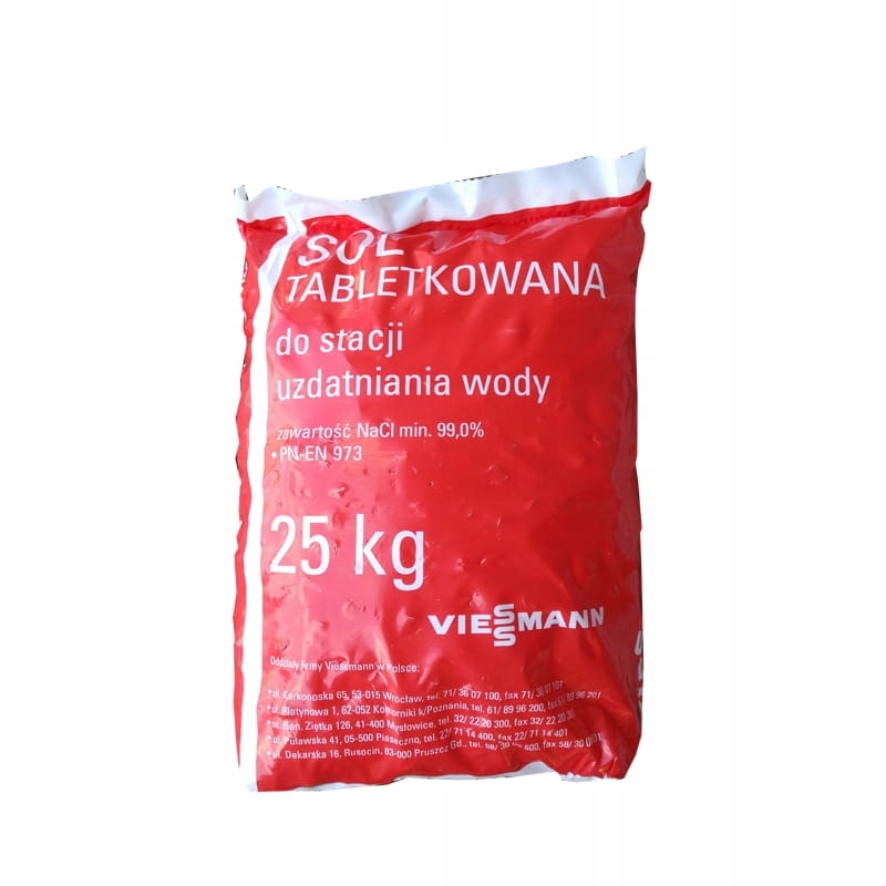 

Sól Regeneracyjna Tabletkowana 25KG Viessmann