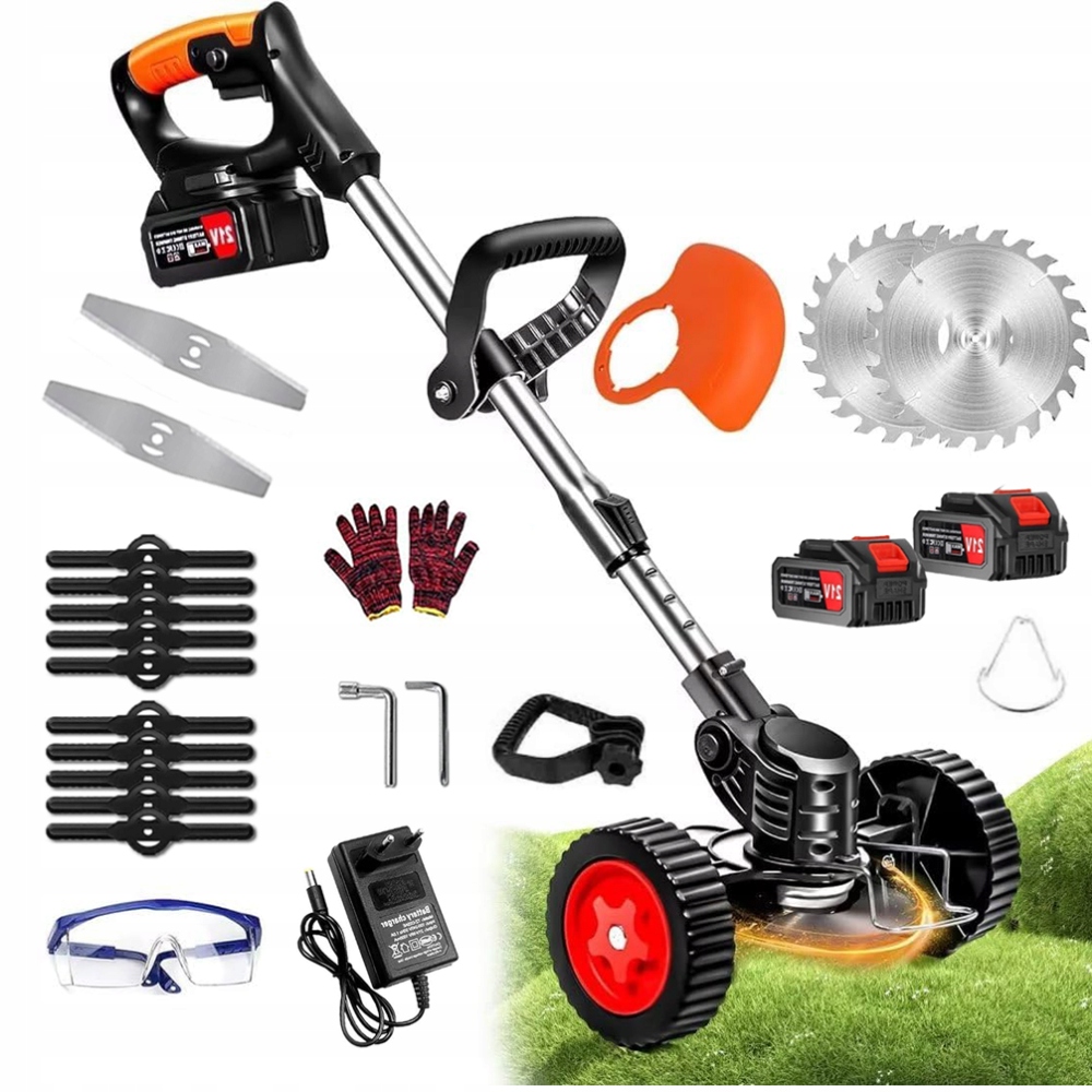 Akumulátorová Ohraňovačka 21 V Pro Trávník Plevelů Mechu A Kostek