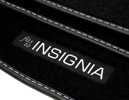 Opel Insignia A 2008-2017 Podgumowane Dywaniki Welurowe Premium