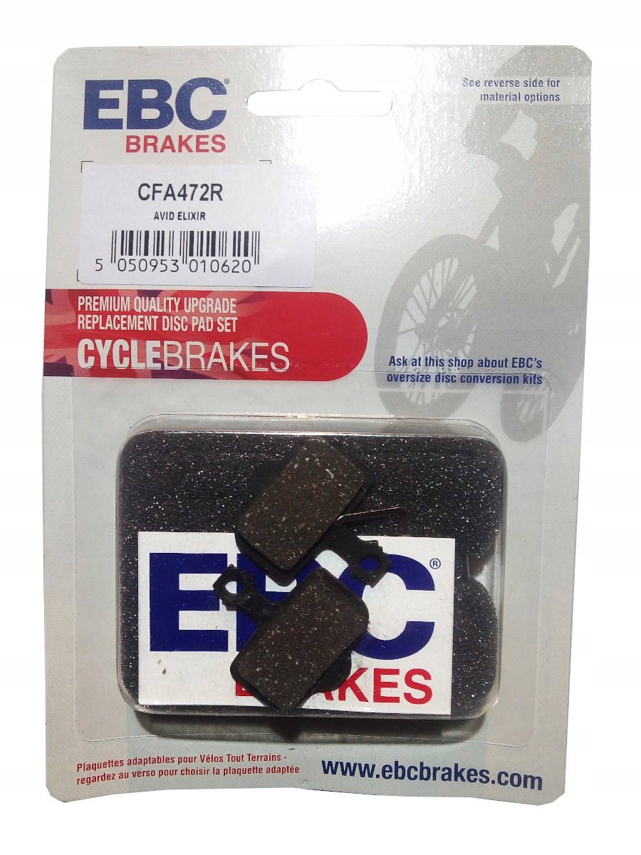 Klocki okładziny EBC CFA472R AVID Elixir półmetal