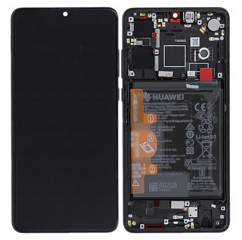 

Orginalny LCD Wyświetlacz Huawei P30 Black Bateria