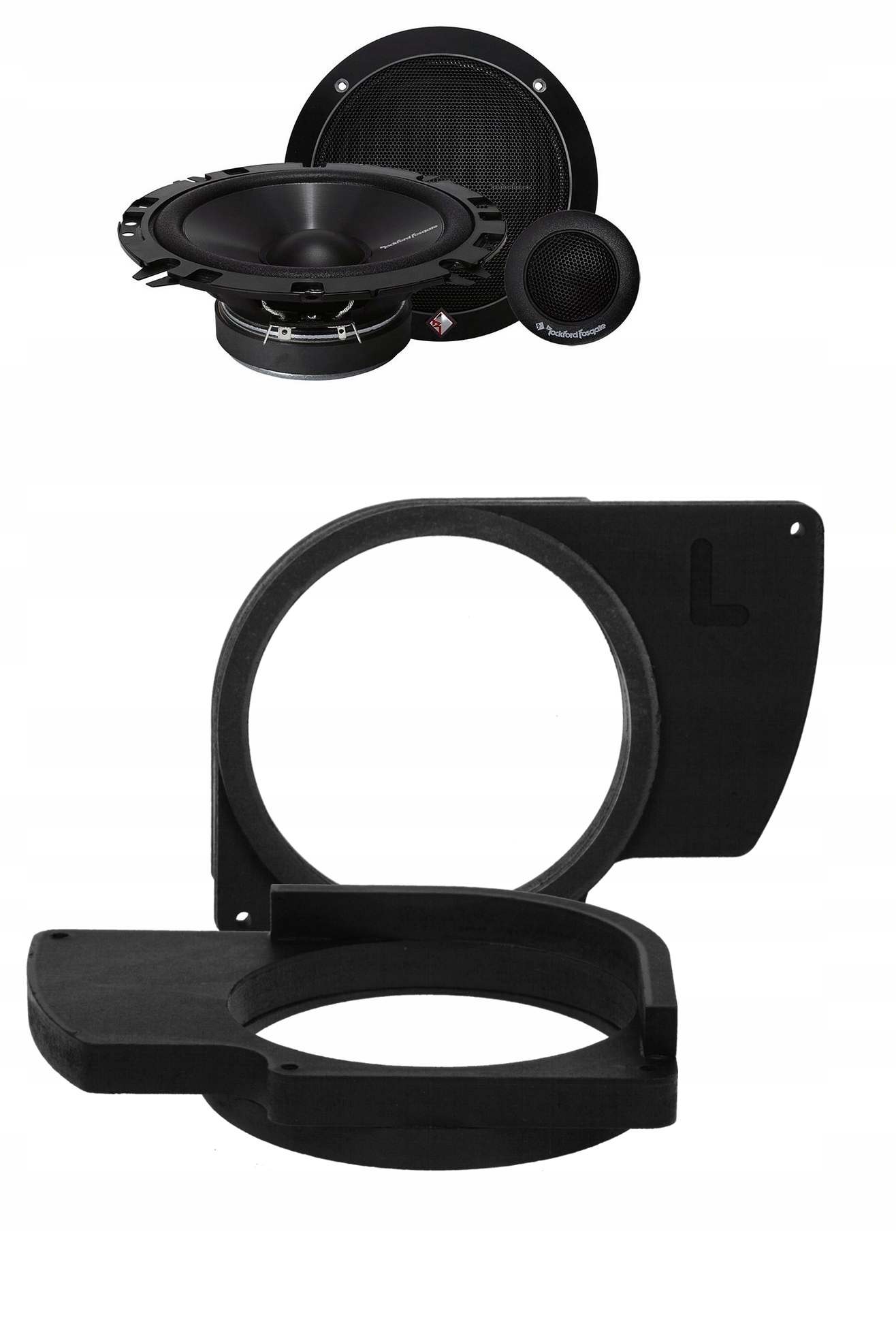 Automobilový reproduktor 165 mm Bmw E46 Coupe Dvere Predné Rockford Fosgate R165-S