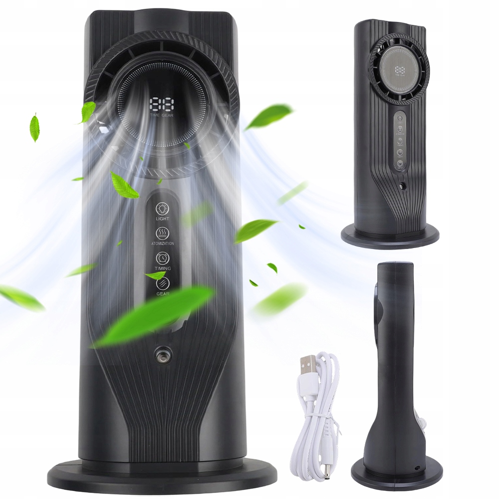 Přenosná Mini Klimatizace Tichý ventilátor Usb 3v1 Zvlhčovač vzduchu