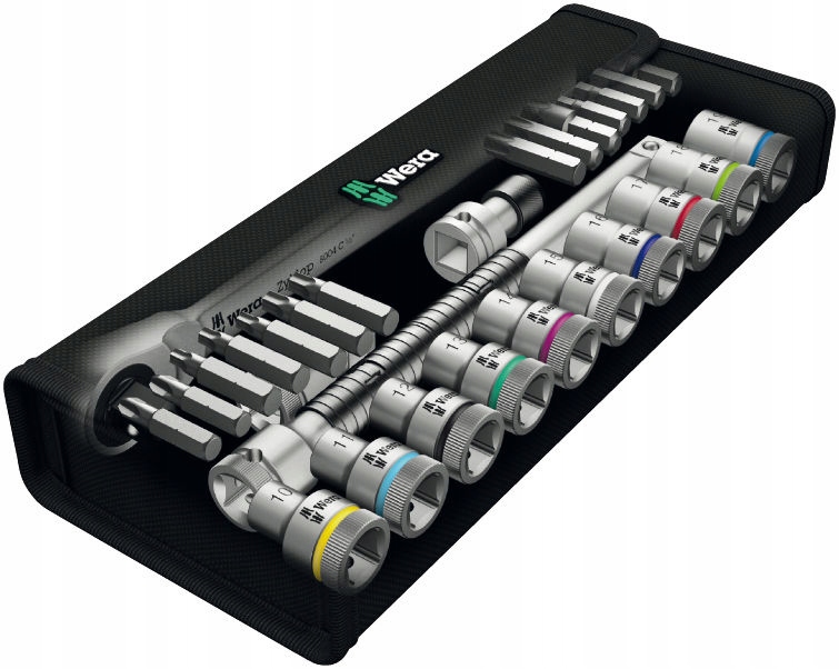 Sada Kľúčov A Bitov+hrkálka Zyklop Kovová 1/2''28 Dielov W05004078001
