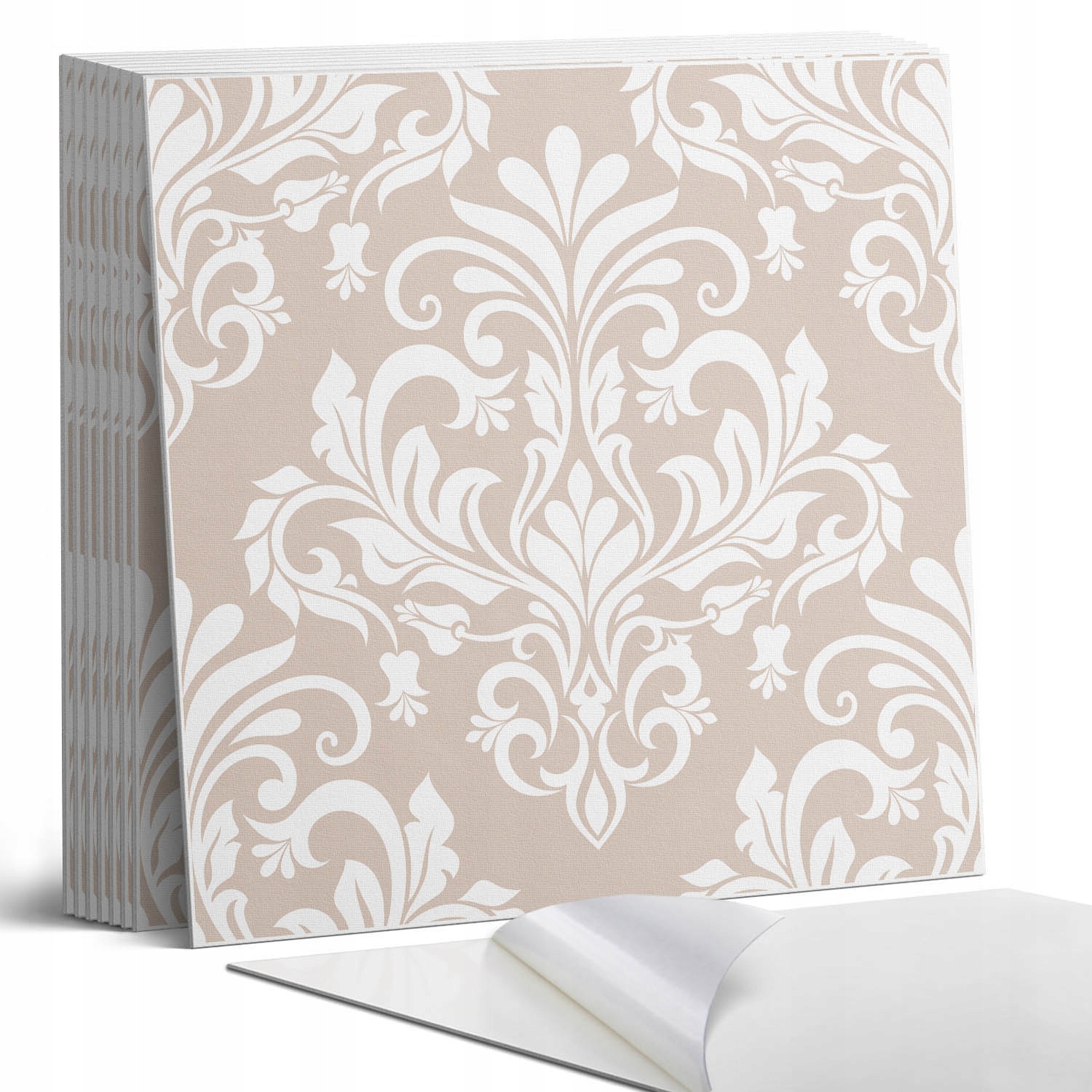 Dekorativní vinylové obklady na zeď Elegantní rostlinný motiv 9 x 30 x 30 cm