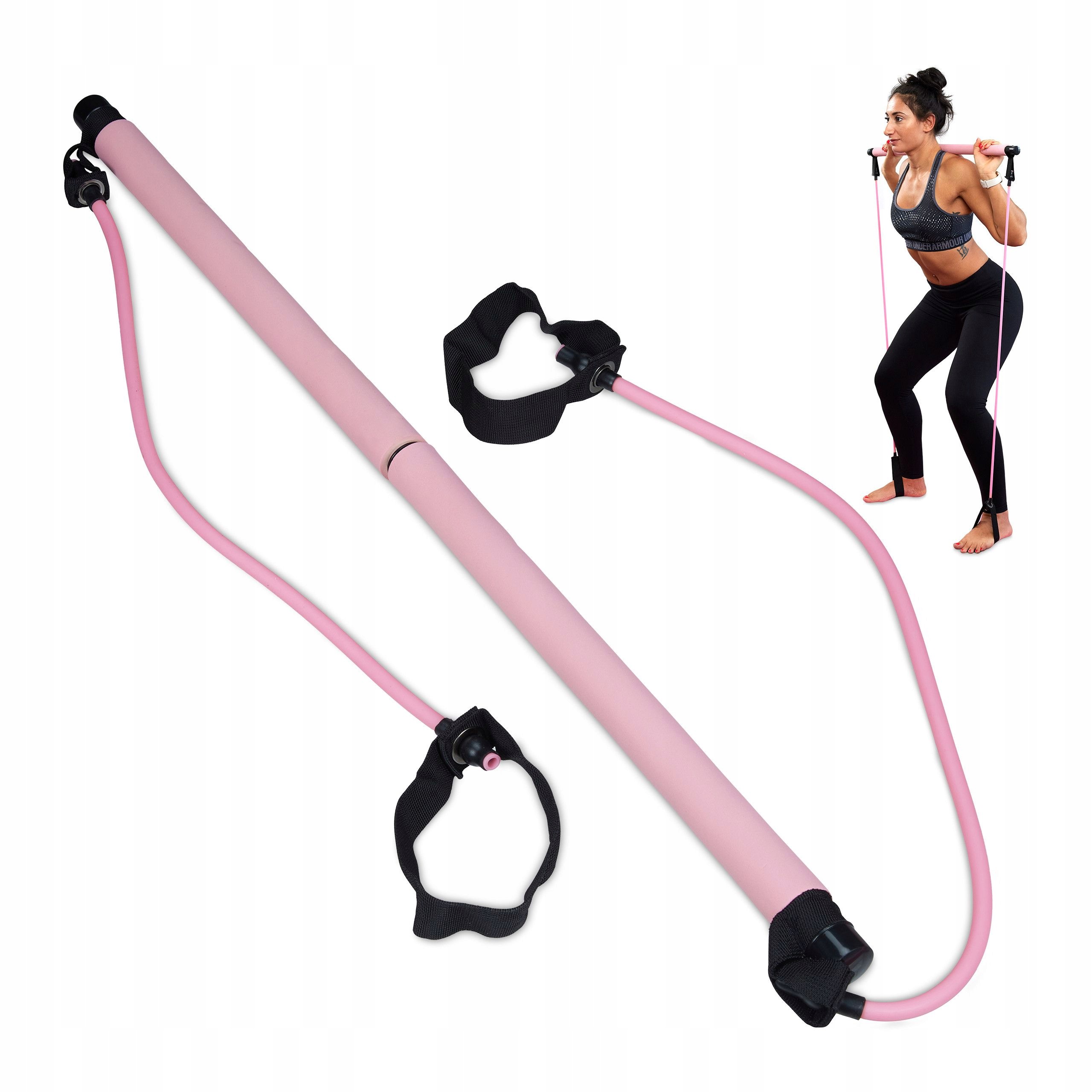 Stojak do pilatesu z taśmami