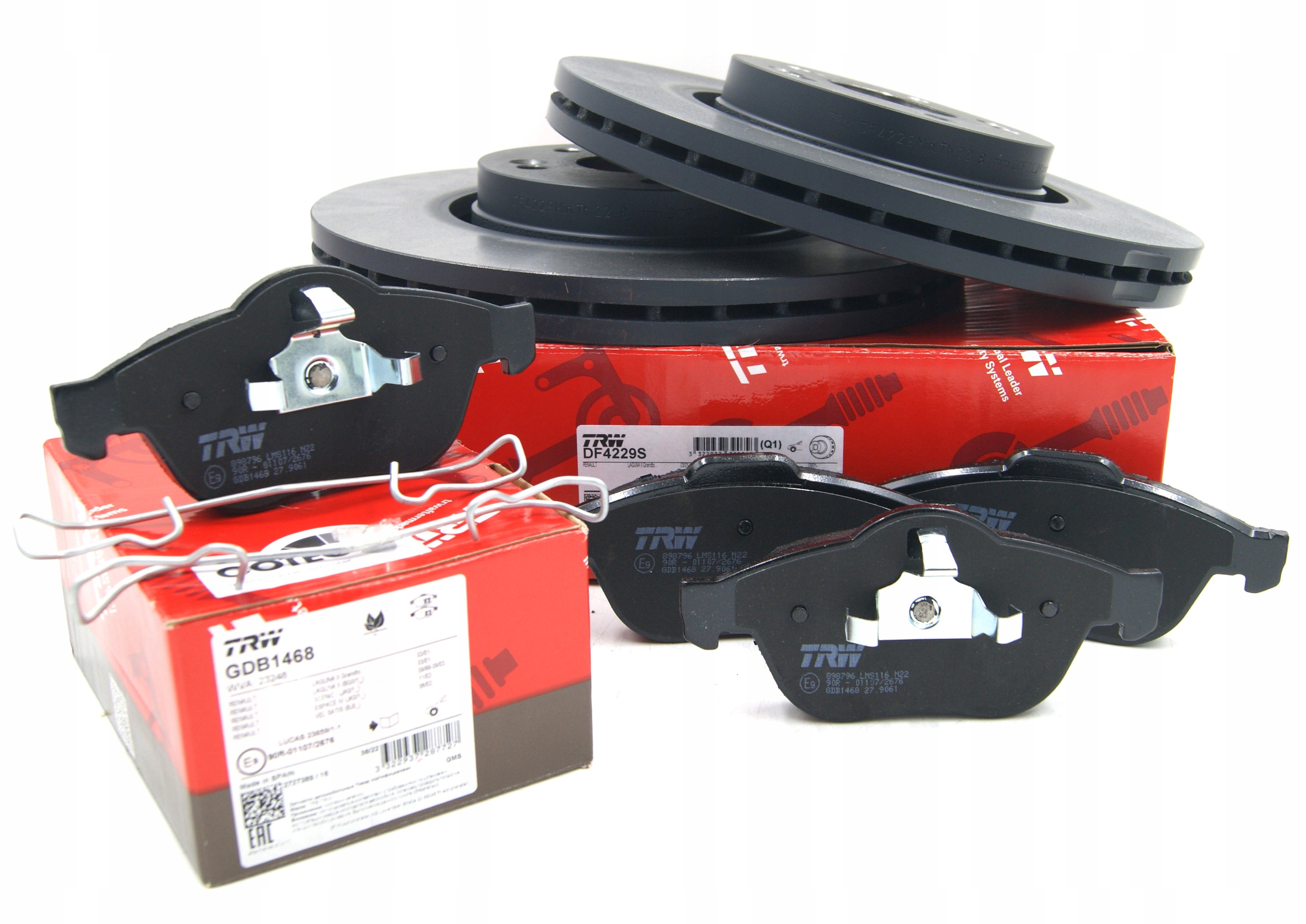 

Trw Tarcze+klocki Przód Do Renault Laguna II 2