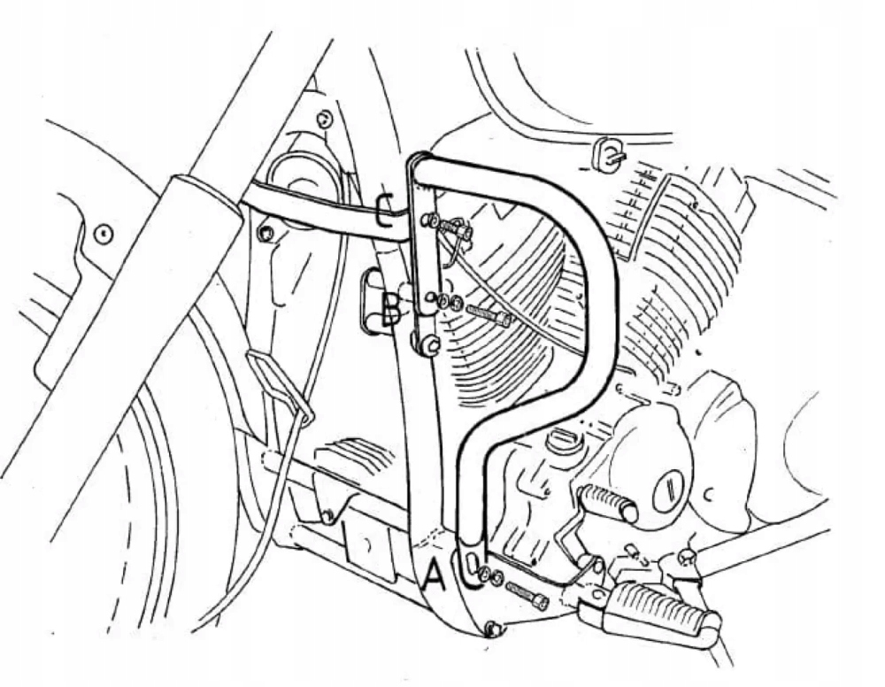 Yamaha Xvs 650 Drag Star (1996-2003) Gmol motora