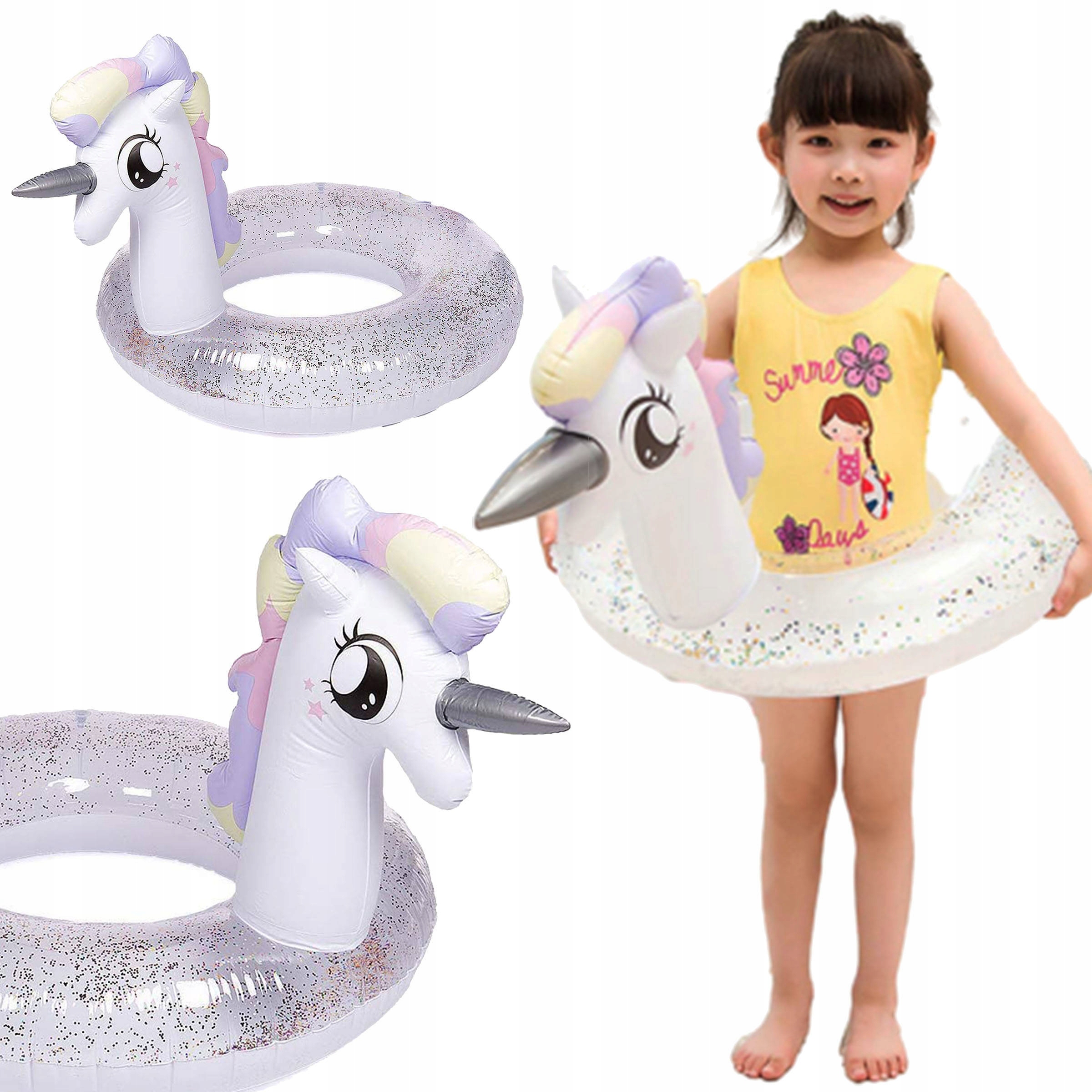 

Koło do pływania Jednorożec z Brokatem Brokat 70