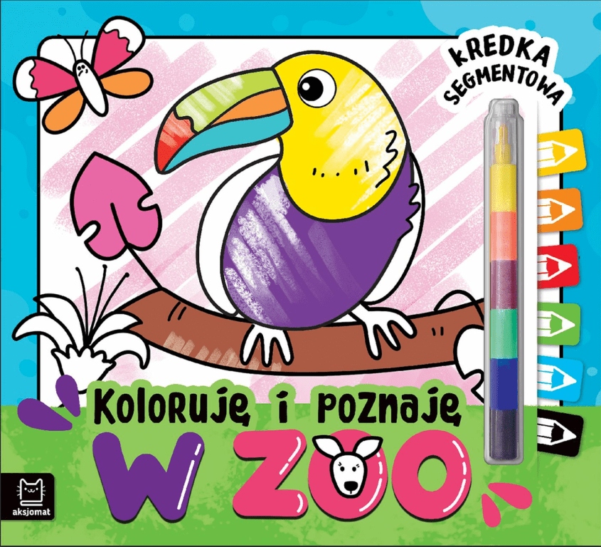 

Koloruję i poznaję. W zoo. Kredka segmentowa