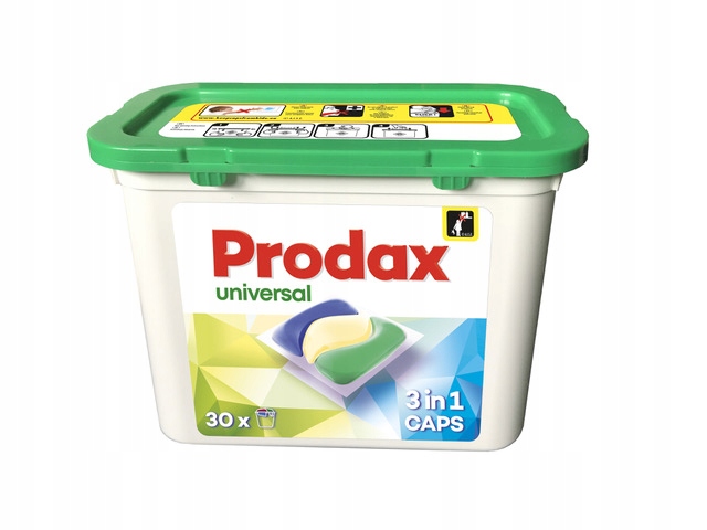 Kapsułki do prania Prodax Universal 3in1 30 szt.