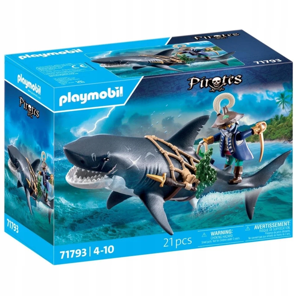 PLAYMOBIL 71793 Pirates Rekin olbrzym z piratem