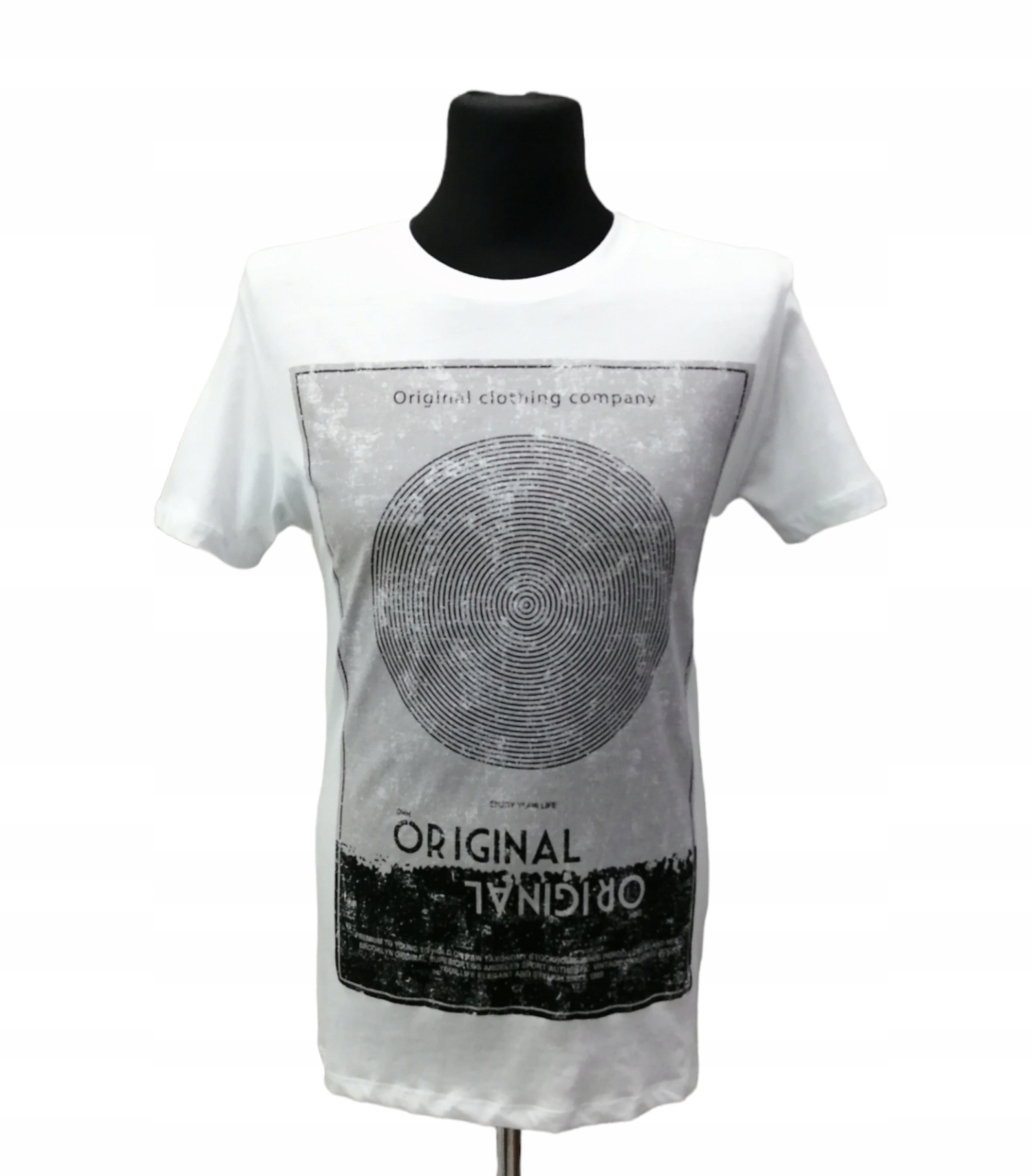 

T-shirt Męski Biały Z Nadrukiem Cakko - M