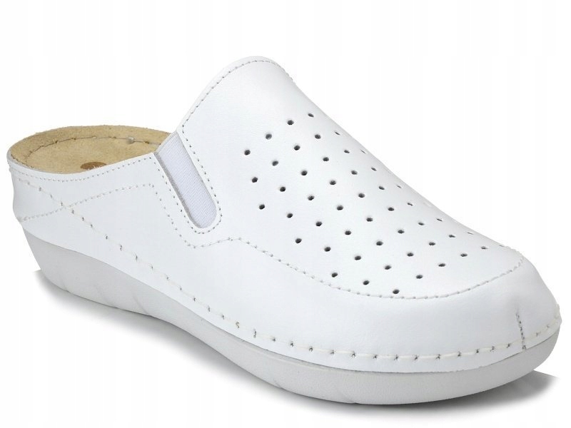 

Inblu Klapki Damskie Medyczne Białe 158D136 40