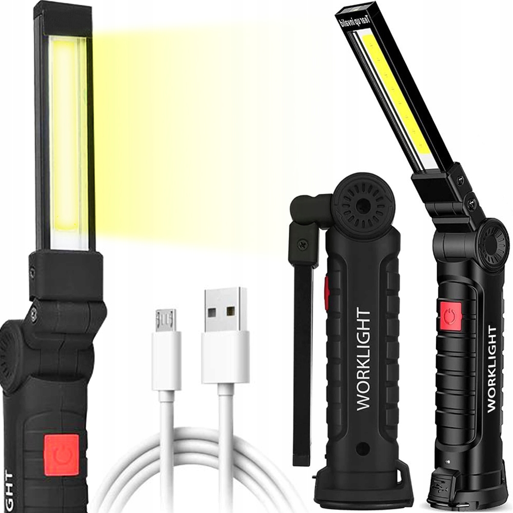 

Lampa Warsztatowa Latarka Led Mocna 200LM + Magnes