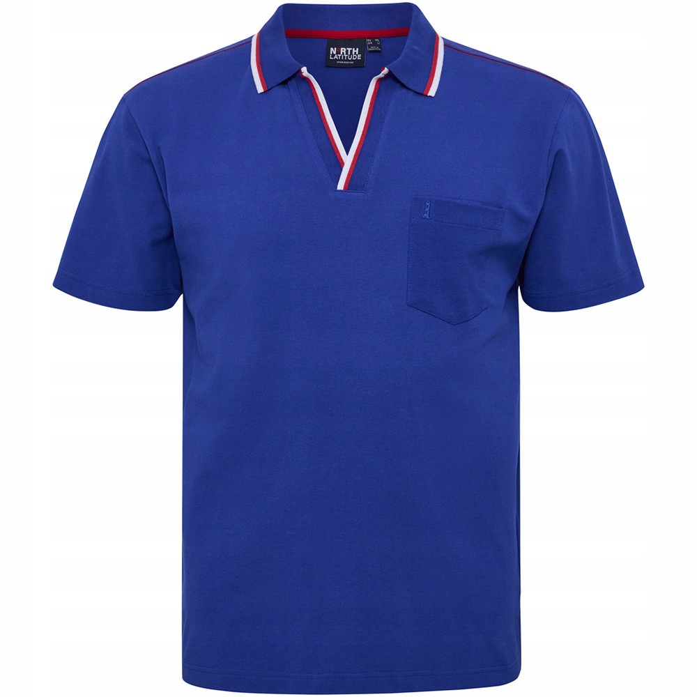 North 56°4 polokošile pánská 51125 nadměrné velikosti 4XL modrá