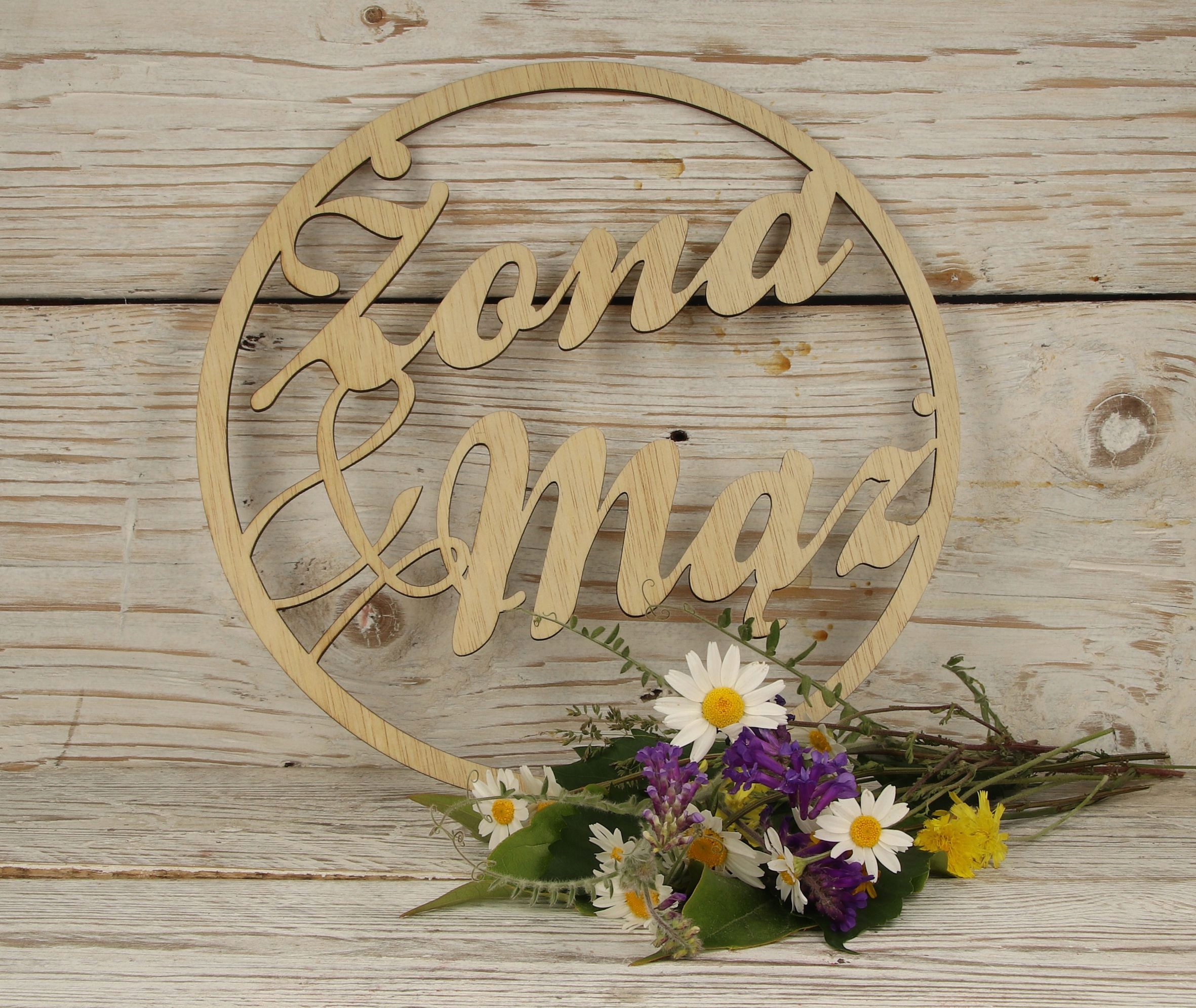 KOŁO OBRĘCZ NAPIS ŻONA&MĄŻ ŚLUB WESELE DUŻA Marka inna