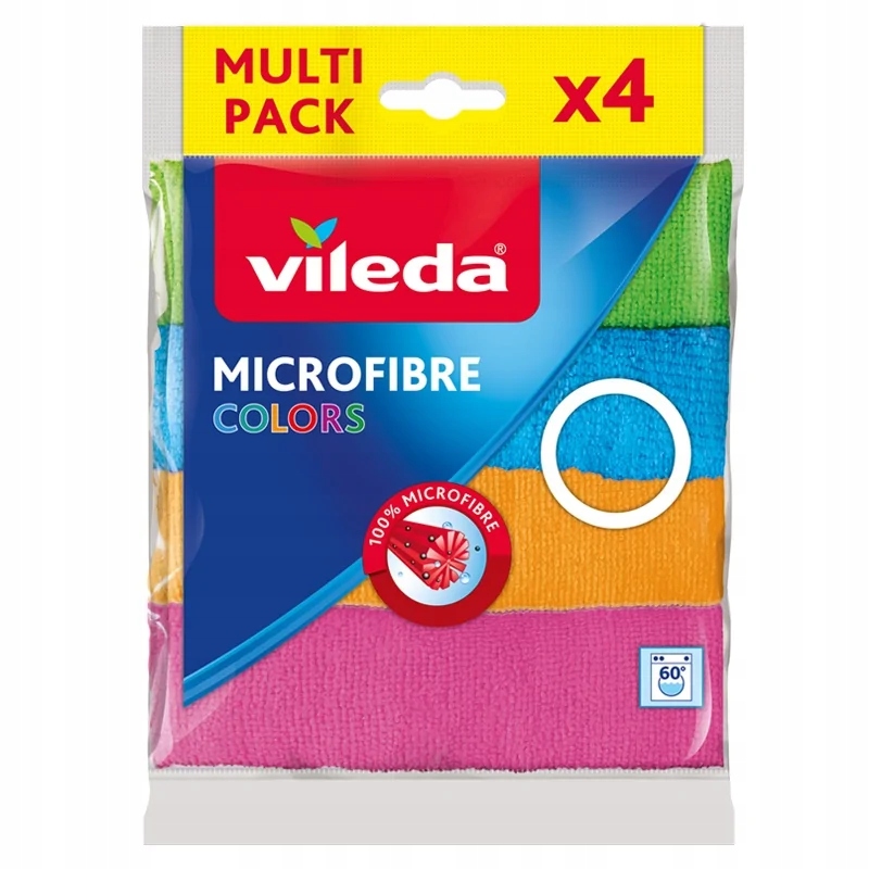 

Vileda Ściereczka mikrofibra colors 4 szt