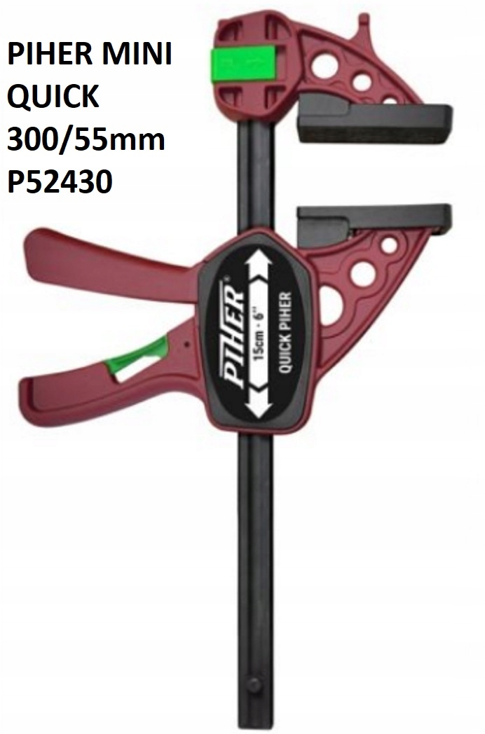 

Piher ścisk stolarski Mini Quick 30CM 750N P52430