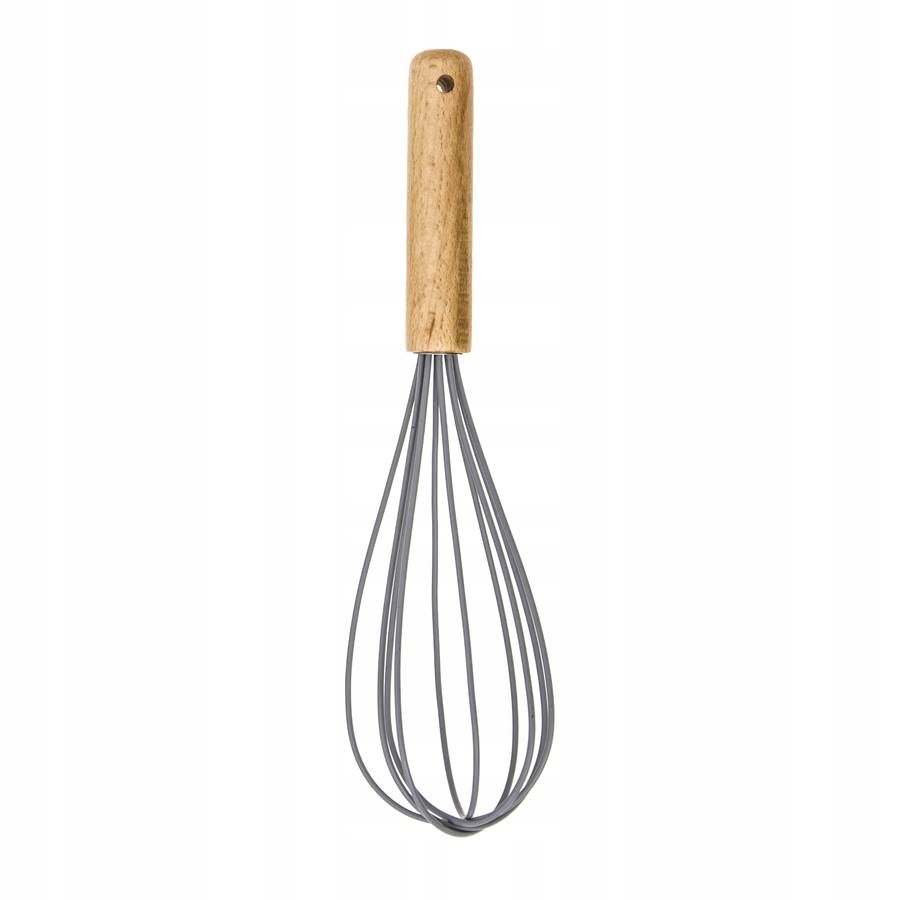 

Silikonowa trzepaczka Erina drewniana rączką 28cm