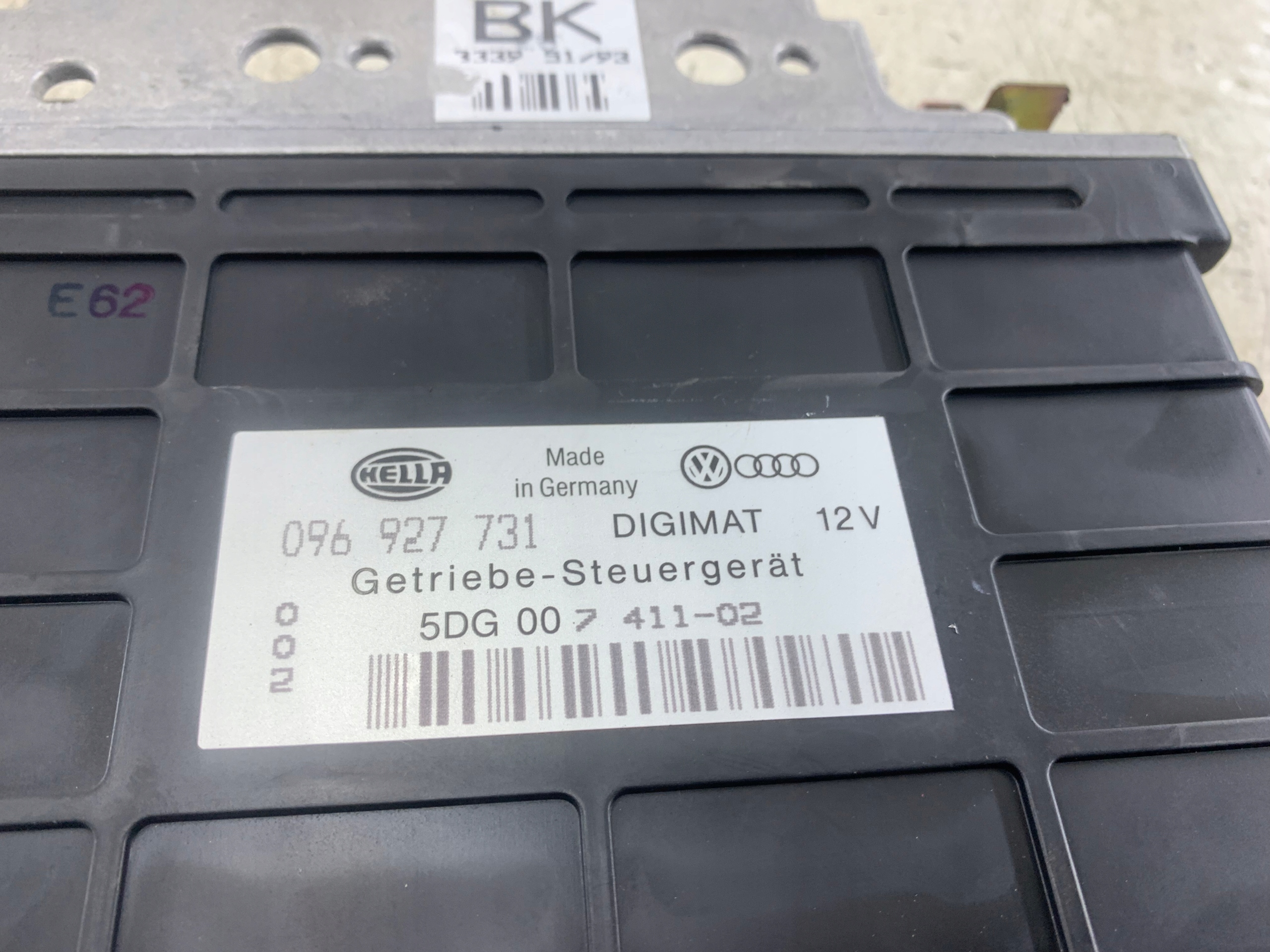 VW GOLF 3 III 1.8 control unit of the engine 096927731