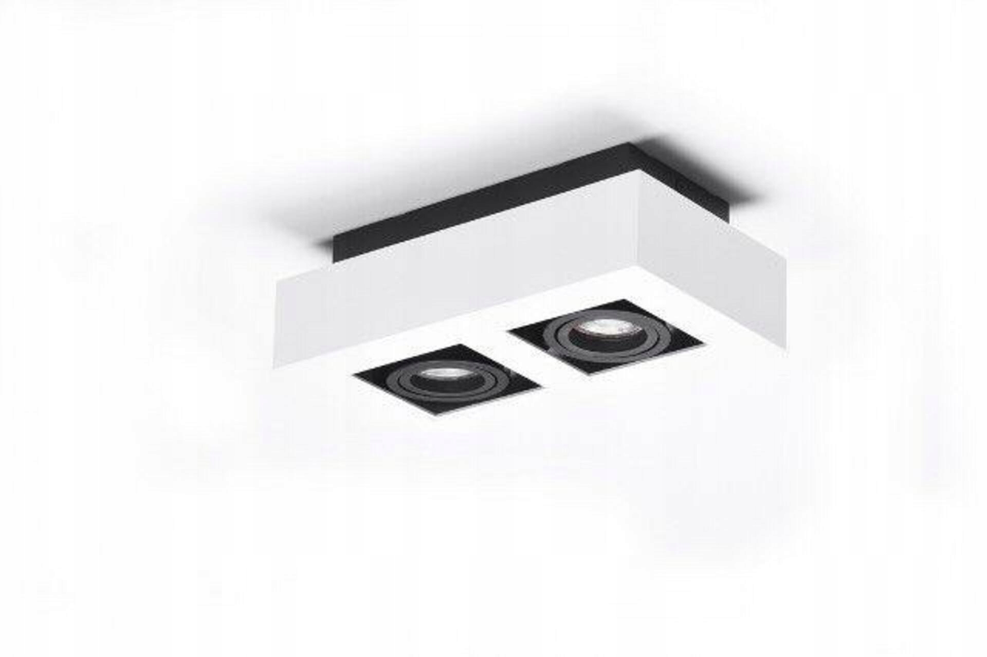 Azzardo AZ4433 bodové svietidlo Nikea 2 GU10 biela/čierna