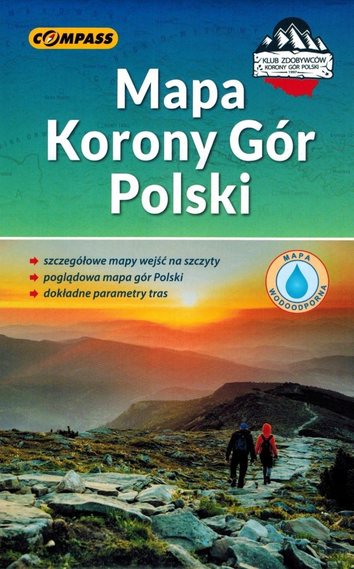 KORONA GÓR POLSKI KGP MAPA LAMINOWANA TURYSTYCZNA 2026 COMPASS