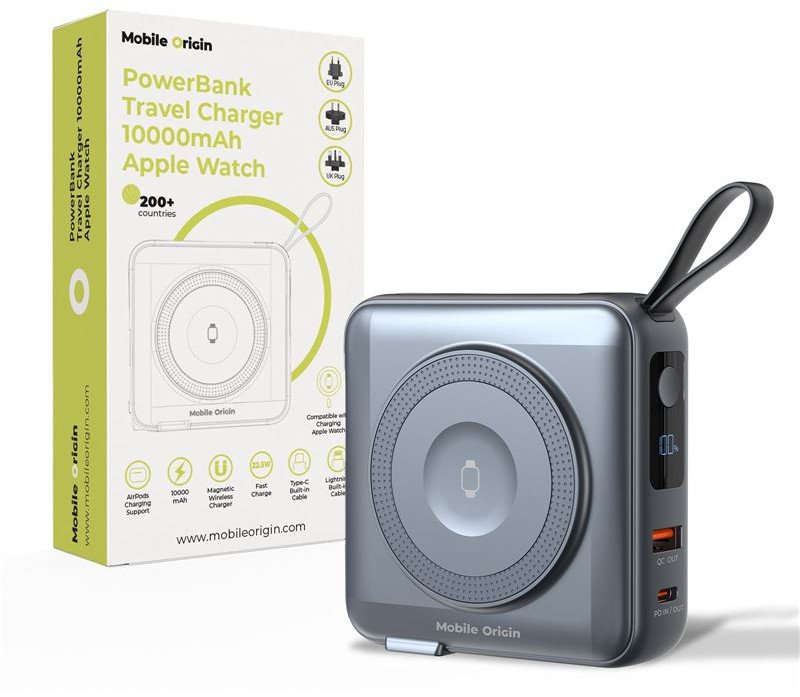 Powerbank Mobile Origin 10000mAh Szary