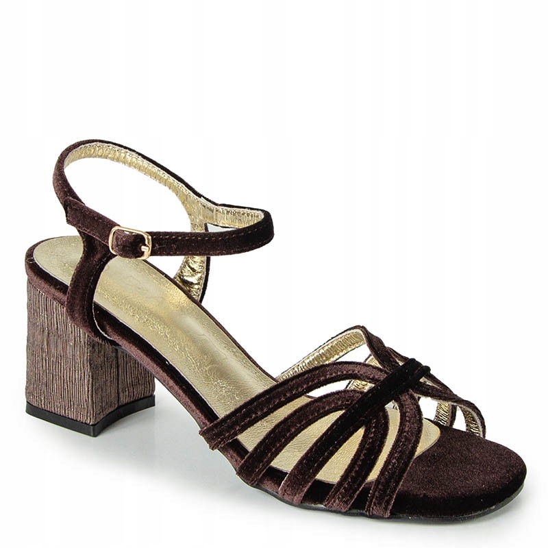 S.barski SR61-0102 Hnědé Sandály 39