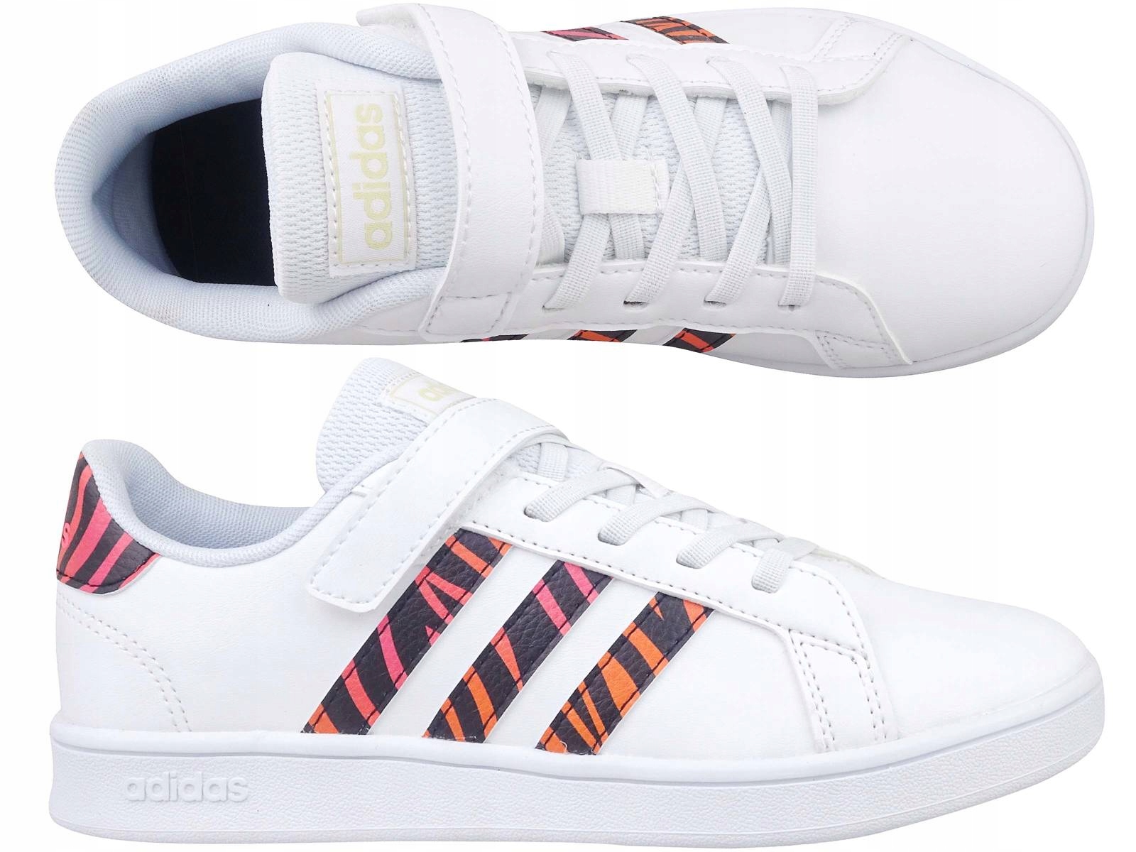 

Adidas Grand Court GZ1075 Buty Dziecięce Gumki